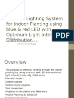 Artificial Lighting System For Indoor Planting Using Blue & Red LED With Optimum Light Intensity Distribution