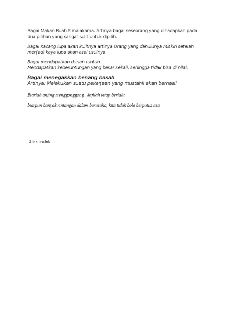 Bagai Makan Buah Simalakama