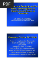 Cosmetovigilância No Suporte de Atendimento Ao Consumidor