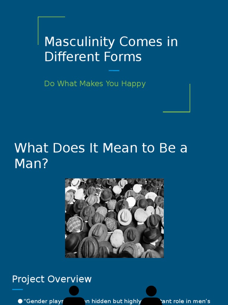Exploring Modern Masculinity Perspectives | PDF | Self-Improvement