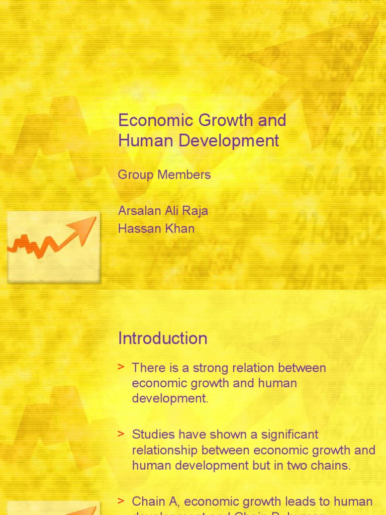 Economic Growth and Human Development | PDF | Human Development ...