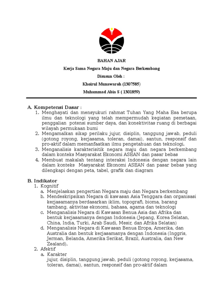 Contoh Soal Negara Maju Dan Berkembang Beserta Jawabannya