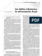 (ES) D - Delitos Tributarios, Defraudación Fiscal