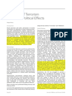 Bruce, Gregor. 'Definition of Terrorism – Social and Political Effects', Journal of Military and Veterans'