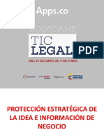 Apps-Protección Estratégica de La Idea e Información de Negocio. Camilo Escobar Mora PDF