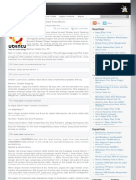 Tweaking Ubuntu (Mempercepat Kinerja Ubuntu)