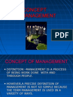 Concept Ofmanagement