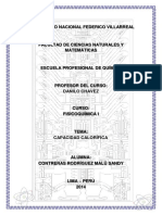 Trabajo de Capacidad Calorífica 