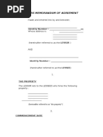 Lease Agreement