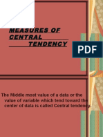 Measures of Central Tendency