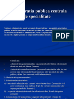 Administratia Centrala de Specialitate