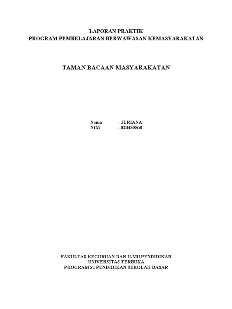 Laporan Praktik