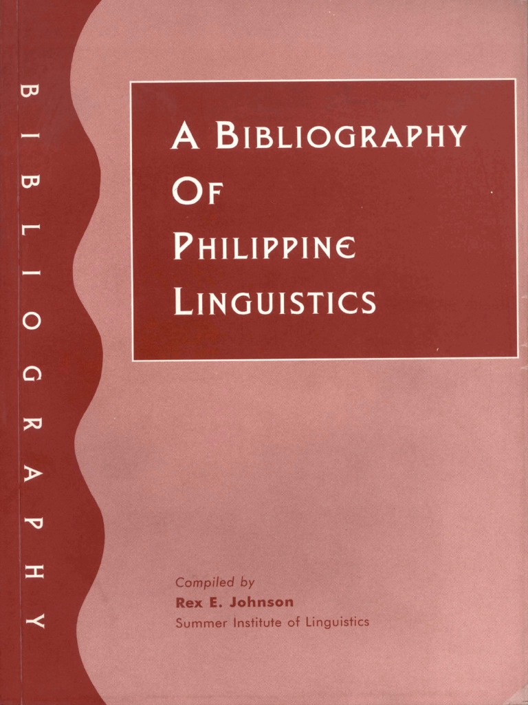 A Bibliography of Philippine Linguistics 1996 | PDF | Tagalog Language ...