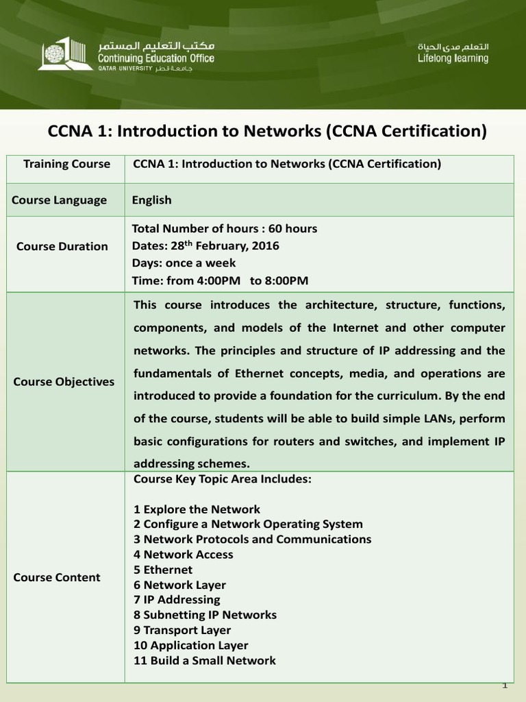 Ccna 1 Introduction To Networks Pdf