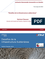 Desafios Dela Infraestructura Subterranea Hartmut Claussen CTES