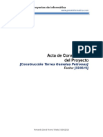 Acta de Proyecto Torres Petronas Por Fernando Rivera Toledo