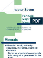 Chapter Seven: Part One: Major Minerals