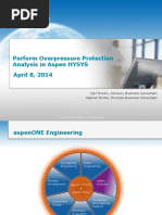 Perform Overpressure Protection Analysis in Aspen HYSYS Final Presentation-MENA