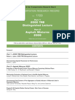 2000 TRB Distinguished Lecture Asphalt Mixtures 2000: Transportation Research Record