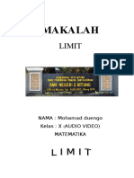 Makalah Limit