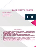 Online Pet'S Shoppe:: Group Members