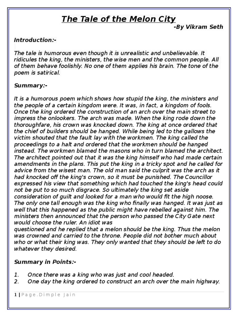 The Tale of the Melon City Hanging Punishments