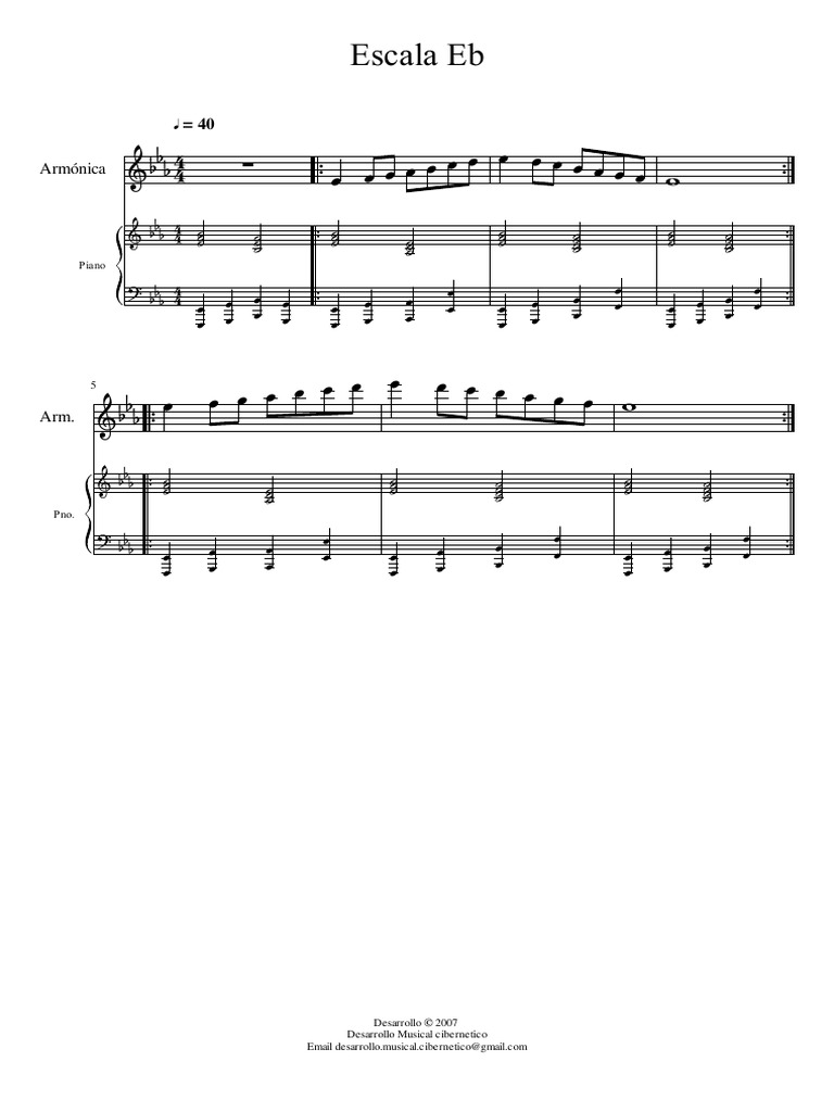 Escala Eb Pdf