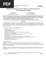 Multicast Routing and Data Mining in Wired Networks