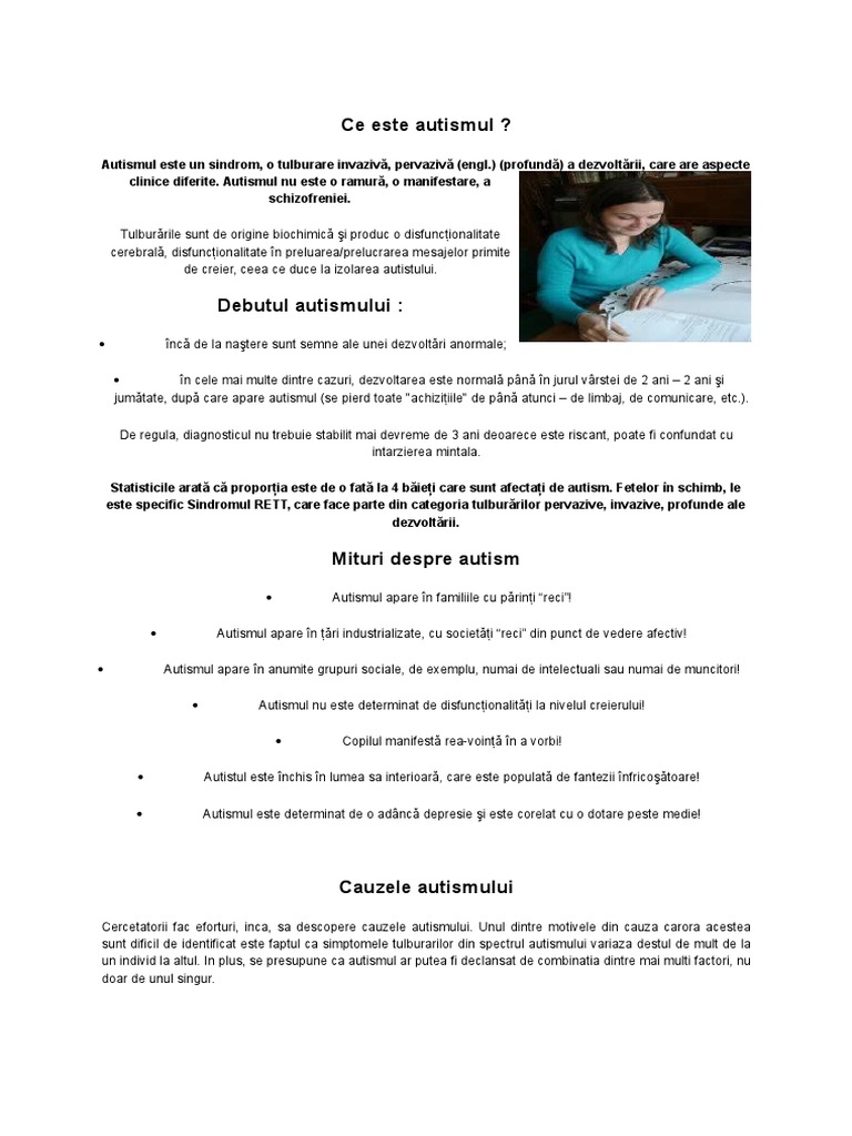 1 Autismul | PDF