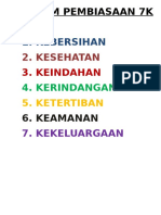 Program Pembiasaan 7k