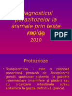 Diagnosticul Parazitozelor Majore La Animale