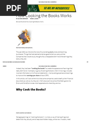 How Cooking the Books Works