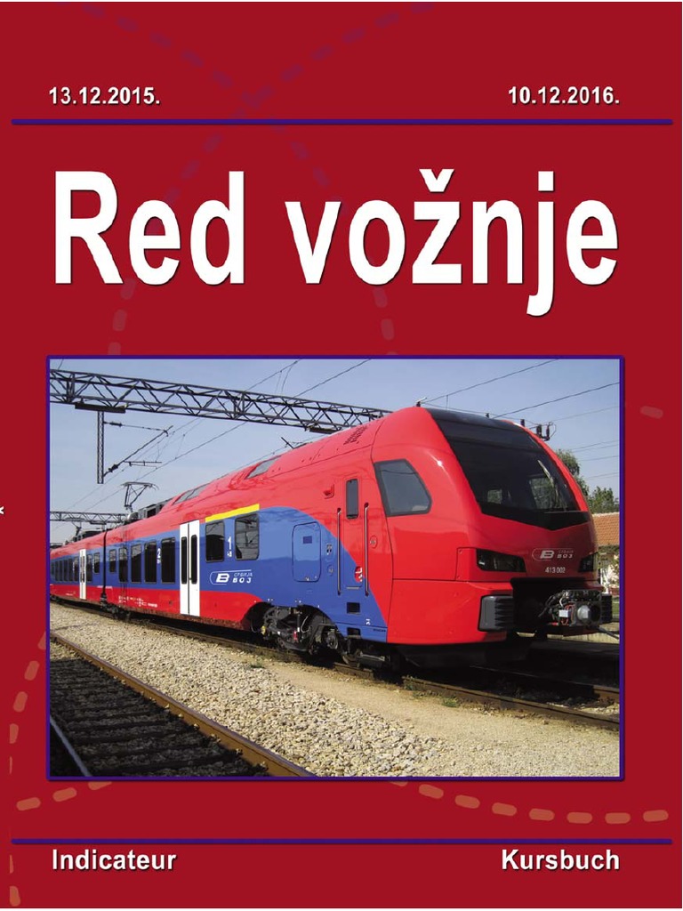 Pelmel universitetsområde valse Red Vožnje Voz Srbija | PDF