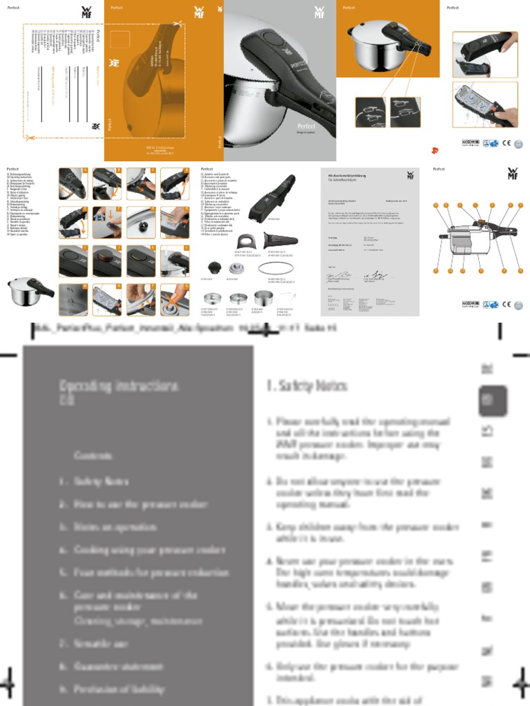User manual WMF Perfect Pro (English - 321 pages)