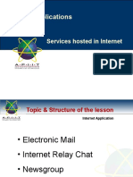 Internet Applications: Services Hosted in Internet