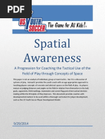 US Youth Soccer Player Development Model - Spatial Awareness