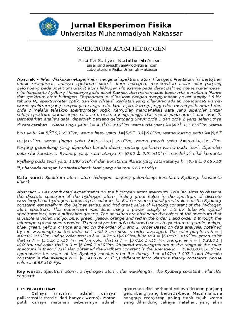 Jurnal Eksperimen Pdf