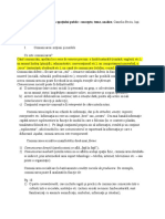 Sociologia Comunicării Şi A Spaţiului Public