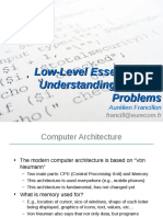 Low-Level Essentials For Understanding Security Problems