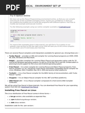 Gnu pascal for mac shortcut