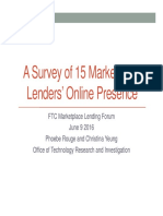 A Survey of 15 Marketplace Lenders Online Presence