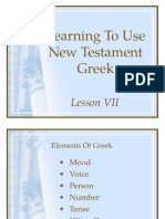Greek Lesson 7
