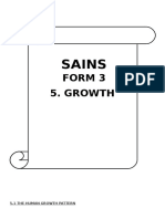 Sains: Form 3 5. Growth