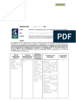 Acuerdo 010 - CG - 2015 Formulario 2 - Solicitud de Aprobación de Información A Ser Publicada en El Link de TRANSPARENCIA