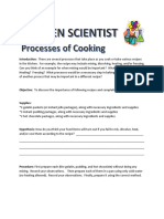 Kitchen Scientist Processes