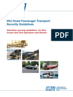 IRU Road Passenger Transport Security Guidelines