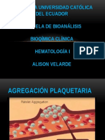 Agregación Plaquetaria