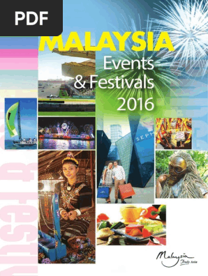 Malaysia Events Festival 2016 English 15012016 Pdf Malaysia Sarawak