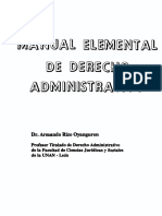 Manual Elemental de Derecho Administrativo