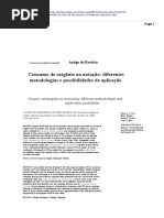 Consumo de oxigênio na natação diferentes - metodologias e possibilidades de aplicação